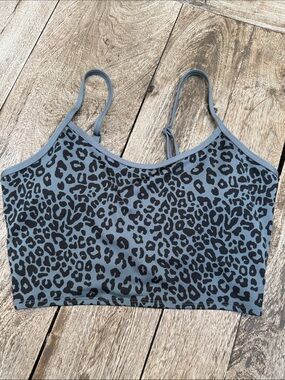 PINK Victoria's Secret Animal Print Leopard Bralette Sports Bra